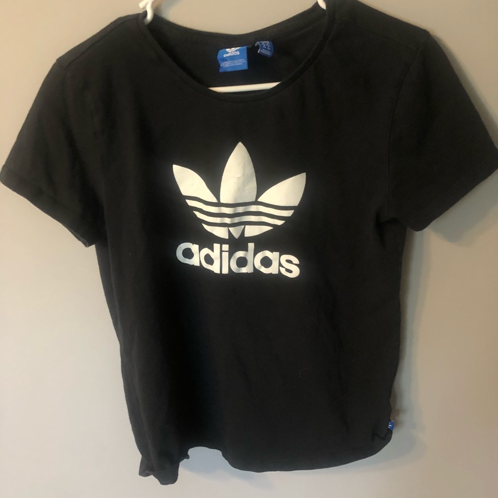 black adidas T-shirt